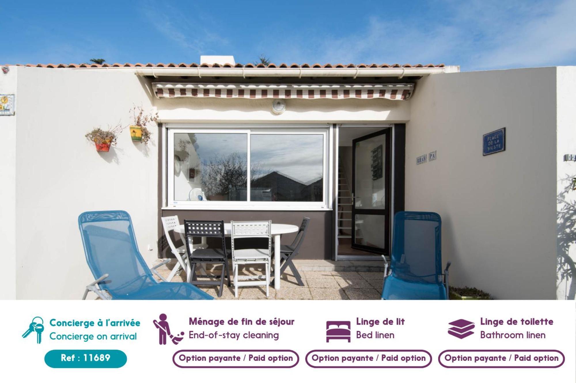 Maison Dans Residence Calme + Piscine A Pornic Luaran gambar